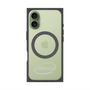 プレミアムスクエアケース with MagSafe［ LATENCY - Circle logo - Gray ］