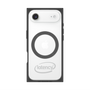 プレミアムスクエアケース with MagSafe［ LATENCY - Circle logo - Gray ］