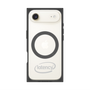 プレミアムスクエアケース with MagSafe［ LATENCY - Circle logo - Gray ］