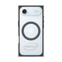 プレミアムスクエアケース with MagSafe［ LATENCY - Circle logo - Gray ］