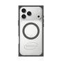 プレミアムスクエアケース with MagSafe［ LATENCY - Circle logo - Gray ］