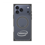 プレミアムスクエアケース with MagSafe［ LATENCY - Circle logo - Gray ］