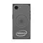 プレミアムスクエアケース with MagSafe［ LATENCY - Circle logo - Gray ］