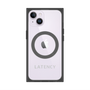 プレミアムスクエアケース with MagSafe［ LATENCY - Logotype - Gray ］