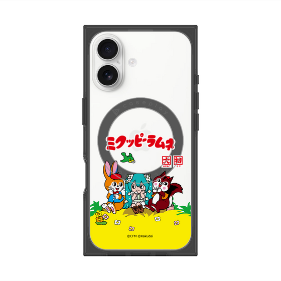 プレミアムスクエアケース with MagSafe［ 初音ミク×クッピーラムネ - パッケージ - クリア ］