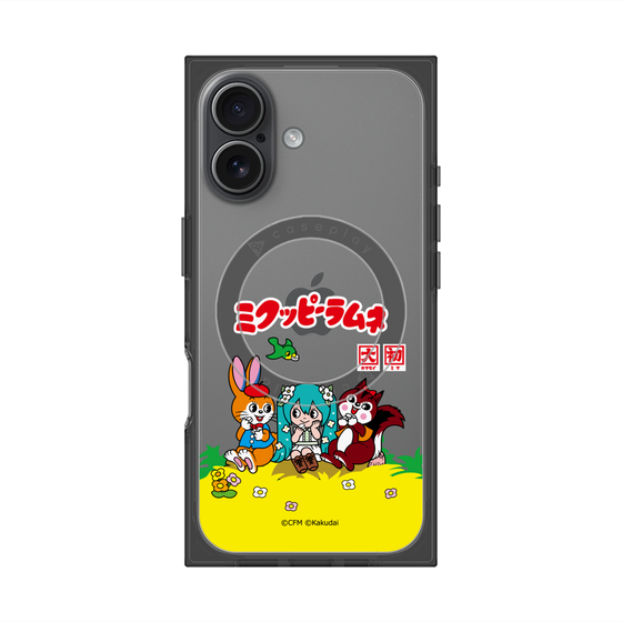 プレミアムスクエアケース with MagSafe［ 初音ミク×クッピーラムネ - パッケージ - クリア ］