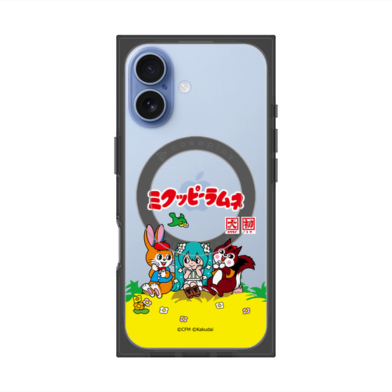 プレミアムスクエアケース with MagSafe［ 初音ミク×クッピーラムネ - パッケージ - クリア ］