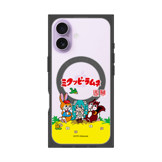 プレミアムスクエアケース with MagSafe［ 初音ミク×クッピーラムネ - パッケージ - クリア ］