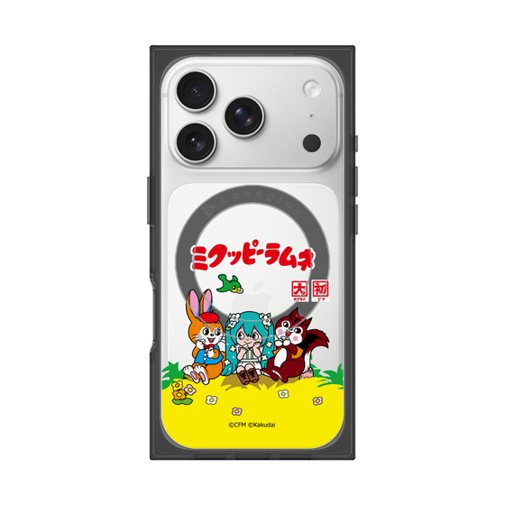 プレミアムスクエアケース with MagSafe［ 初音ミク×クッピーラムネ - パッケージ - クリア ］