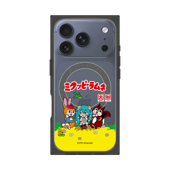プレミアムスクエアケース with MagSafe［ 初音ミク×クッピーラムネ - パッケージ - クリア ］