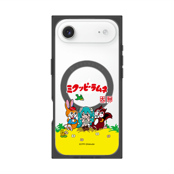 プレミアムスクエアケース with MagSafe［ 初音ミク×クッピーラムネ - パッケージ - クリア ］