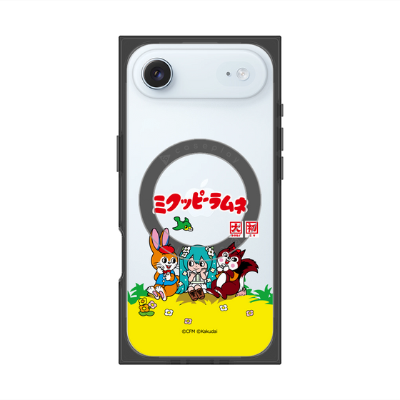 プレミアムスクエアケース with MagSafe［ 初音ミク×クッピーラムネ - パッケージ - クリア ］