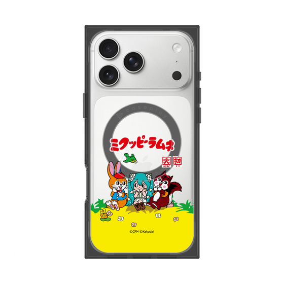 プレミアムスクエアケース with MagSafe［ 初音ミク×クッピーラムネ - パッケージ - クリア ］