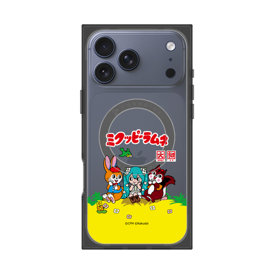 プレミアムスクエアケース with MagSafe［ 初音ミク×クッピーラムネ - パッケージ - クリア ］