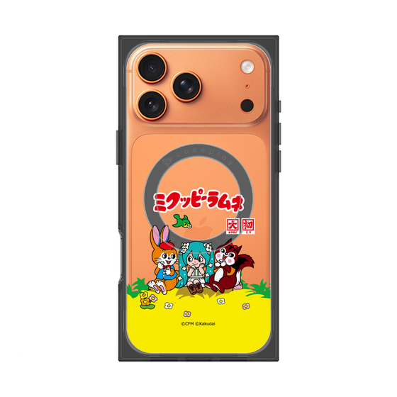 プレミアムスクエアケース with MagSafe［ 初音ミク×クッピーラムネ - パッケージ - クリア ］