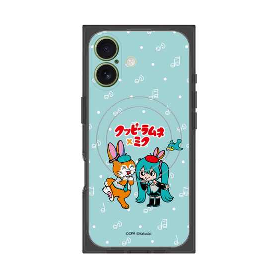プレミアムスクエアケース with MagSafe［ 初音ミク×クッピーラムネ - 初音ミク×クッピー - デフォルメイラスト ］