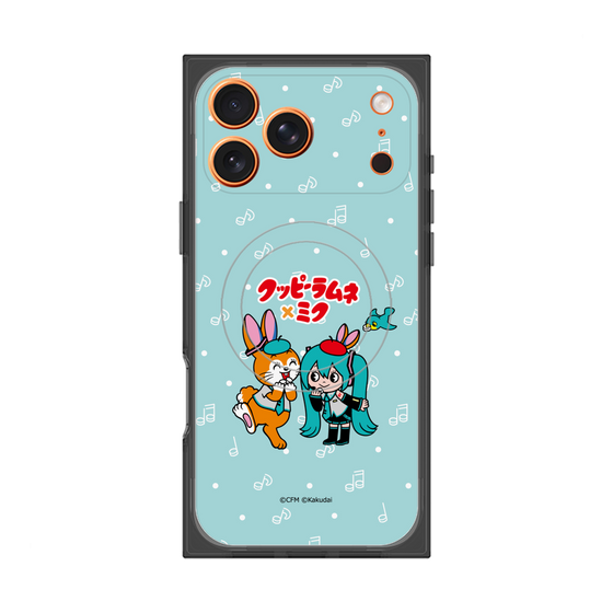 プレミアムスクエアケース with MagSafe［ 初音ミク×クッピーラムネ - 初音ミク×クッピー - デフォルメイラスト ］