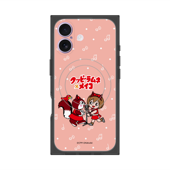 プレミアムスクエアケース with MagSafe［ 初音ミク×クッピーラムネ - MEIKO×ラム - デフォルメイラスト ］