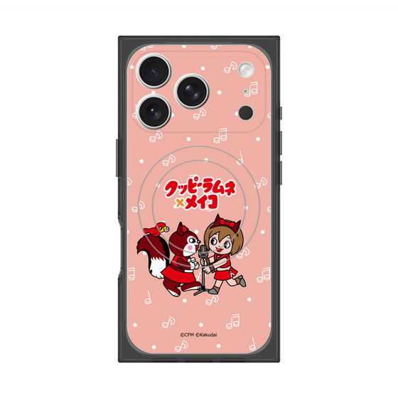 プレミアムスクエアケース with MagSafe［ 初音ミク×クッピーラムネ - MEIKO×ラム - デフォルメイラスト ］