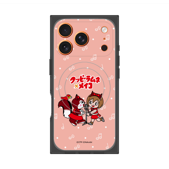 プレミアムスクエアケース with MagSafe［ 初音ミク×クッピーラムネ - MEIKO×ラム - デフォルメイラスト ］