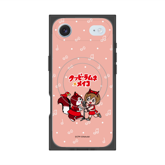 プレミアムスクエアケース with MagSafe［ 初音ミク×クッピーラムネ - MEIKO×ラム - デフォルメイラスト ］