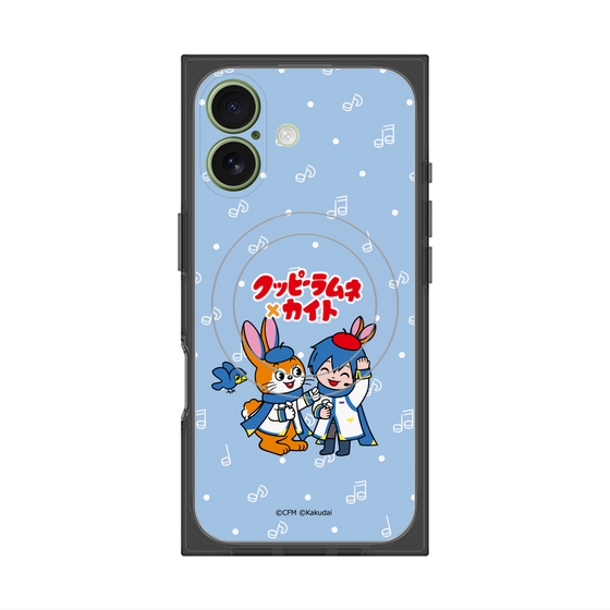 プレミアムスクエアケース with MagSafe［ 初音ミク×クッピーラムネ - KAITO×クッピー - デフォルメイラスト ］