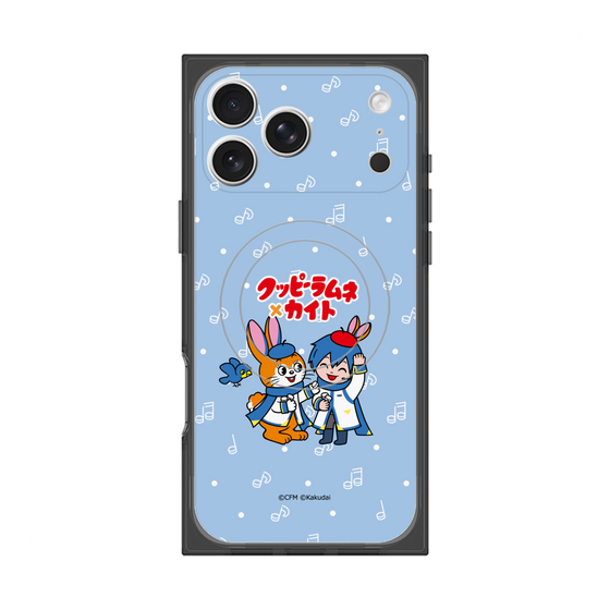 プレミアムスクエアケース with MagSafe［ 初音ミク×クッピーラムネ - KAITO×クッピー - デフォルメイラスト ］