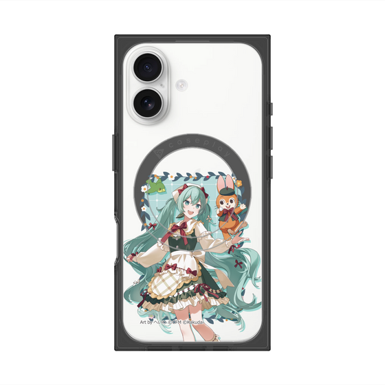 プレミアムスクエアケース with MagSafe［ 初音ミク×クッピーラムネ - 初音ミク×クッピー - 等身イラスト1 ］