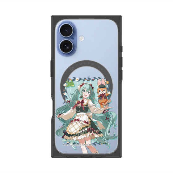 プレミアムスクエアケース with MagSafe［ 初音ミク×クッピーラムネ - 初音ミク×クッピー - 等身イラスト1 ］