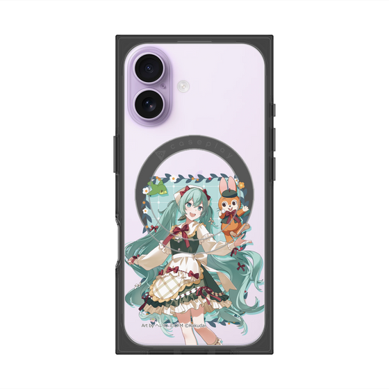 プレミアムスクエアケース with MagSafe［ 初音ミク×クッピーラムネ - 初音ミク×クッピー - 等身イラスト1 ］