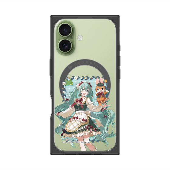 プレミアムスクエアケース with MagSafe［ 初音ミク×クッピーラムネ - 初音ミク×クッピー - 等身イラスト1 ］