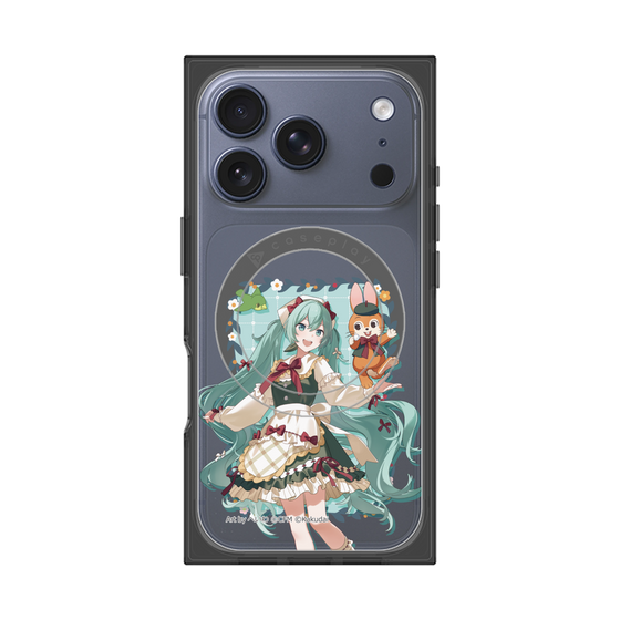 プレミアムスクエアケース with MagSafe［ 初音ミク×クッピーラムネ - 初音ミク×クッピー - 等身イラスト1 ］