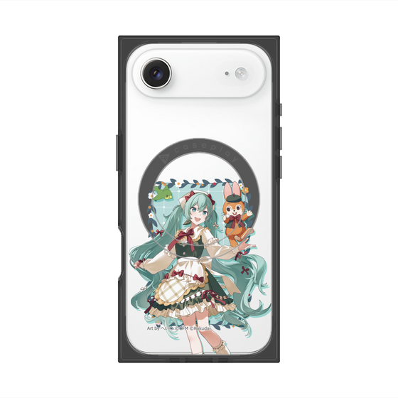 プレミアムスクエアケース with MagSafe［ 初音ミク×クッピーラムネ - 初音ミク×クッピー - 等身イラスト1 ］
