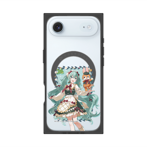 プレミアムスクエアケース with MagSafe［ 初音ミク×クッピーラムネ - 初音ミク×クッピー - 等身イラスト1 ］