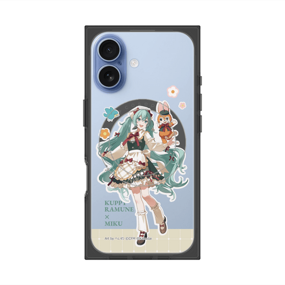 プレミアムスクエアケース with MagSafe［ 初音ミク×クッピーラムネ - 初音ミク×クッピー - 等身イラスト2 ］
