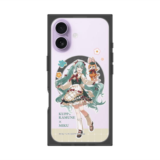 プレミアムスクエアケース with MagSafe［ 初音ミク×クッピーラムネ - 初音ミク×クッピー - 等身イラスト2 ］