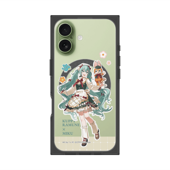 プレミアムスクエアケース with MagSafe［ 初音ミク×クッピーラムネ - 初音ミク×クッピー - 等身イラスト2 ］
