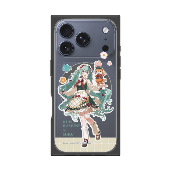 プレミアムスクエアケース with MagSafe［ 初音ミク×クッピーラムネ - 初音ミク×クッピー - 等身イラスト2 ］