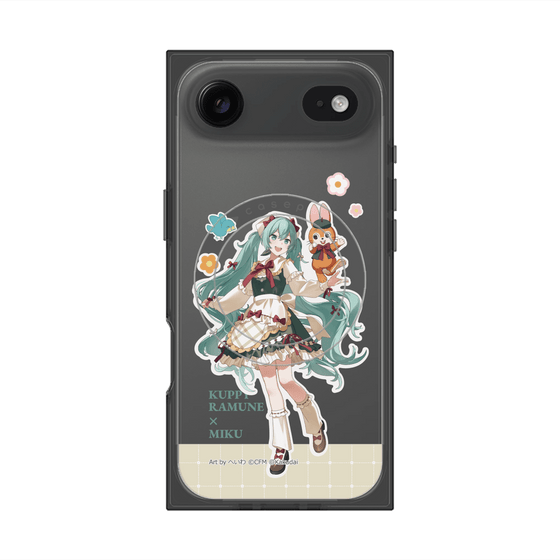 プレミアムスクエアケース with MagSafe［ 初音ミク×クッピーラムネ - 初音ミク×クッピー - 等身イラスト2 ］