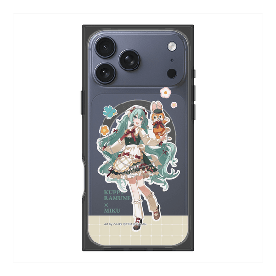 プレミアムスクエアケース with MagSafe［ 初音ミク×クッピーラムネ - 初音ミク×クッピー - 等身イラスト2 ］