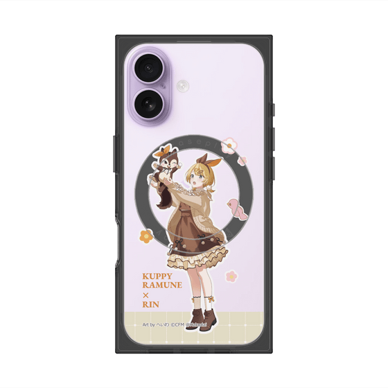 プレミアムスクエアケース with MagSafe［ 初音ミク×クッピーラムネ - 鏡音リン×ラム - 等身イラスト2 ］
