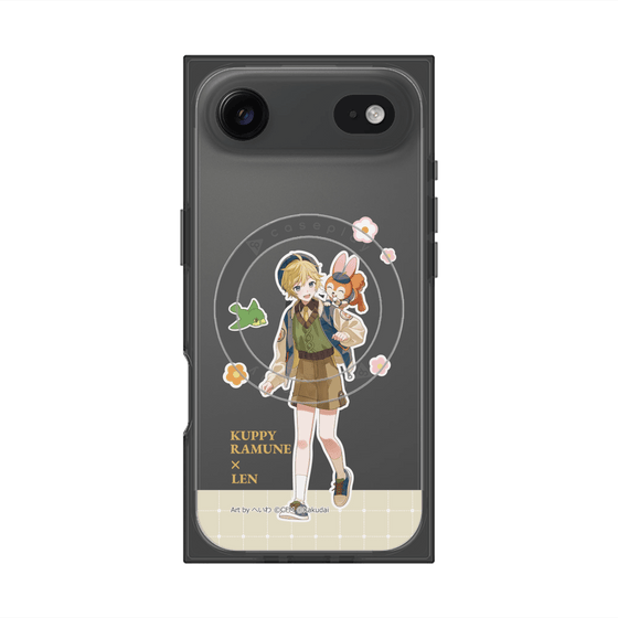 プレミアムスクエアケース with MagSafe［ 初音ミク×クッピーラムネ - 鏡音レン×クッピー - 等身イラスト2 ］