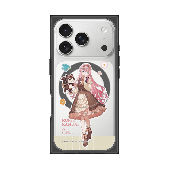 プレミアムスクエアケース with MagSafe［ 初音ミク×クッピーラムネ - 巡音ルカ×ラム - 等身イラスト2 ］