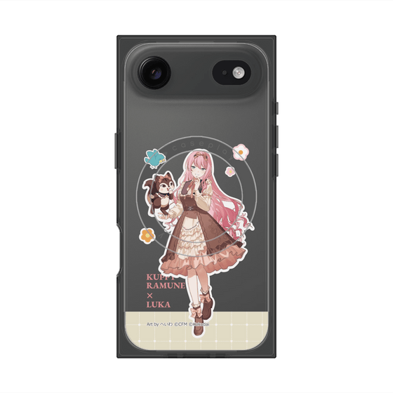 プレミアムスクエアケース with MagSafe［ 初音ミク×クッピーラムネ - 巡音ルカ×ラム - 等身イラスト2 ］