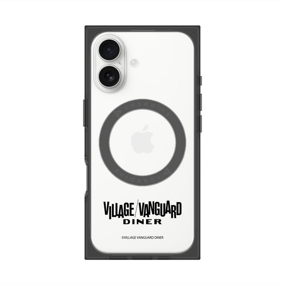 プレミアムスクエアケース with MagSafe［ ヴィレッジヴァンガードダイナー - ロゴ ］