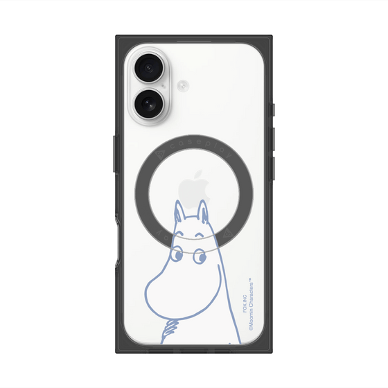 プレミアムスクエアケース with MagSafe［ MOOMIN - Familiar face ］