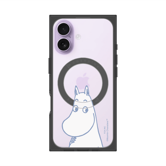 プレミアムスクエアケース with MagSafe［ MOOMIN - Familiar face ］