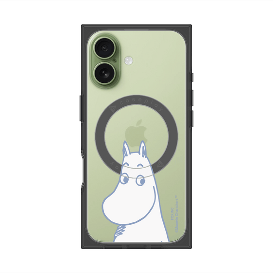 プレミアムスクエアケース with MagSafe［ MOOMIN - Familiar face ］