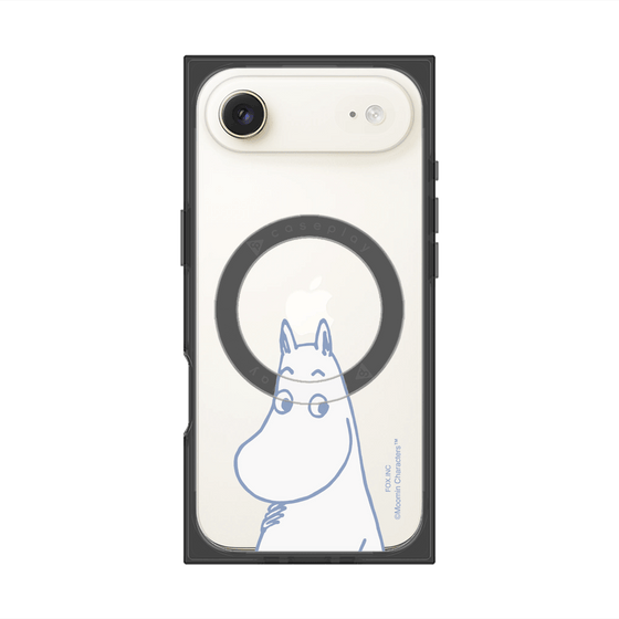 プレミアムスクエアケース with MagSafe［ MOOMIN - Familiar face ］