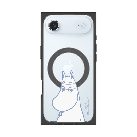 プレミアムスクエアケース with MagSafe［ MOOMIN - Familiar face ］